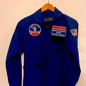 Space Camp Nasa astronaut style flight suit uniform jumpsuit size Y18